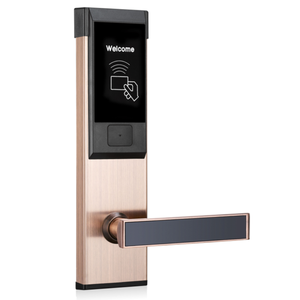 <span class=keywords><strong>Nouvelle</strong></span> <span class=keywords><strong>serrure</strong></span> de <span class=keywords><strong>porte</strong></span> d'hôtel RFID en acier inoxydable de haute qualité, couleurs or/argent/noir/bronze rouge, carte mémoire SDK, certifiée CE - Product Image 3