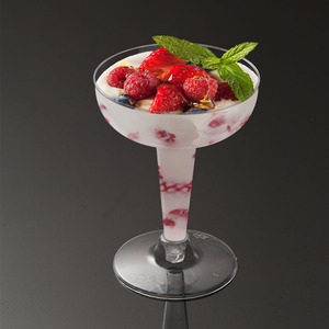 Luxury Disposable PS Plastic Orange Drink Bottle Clear <strong>Cups</strong> <strong>Saucers</strong> Slush Straw for Hawaii Bar Party Beverages Tea <strong>Cups</strong> <strong>Saucers</strong> - Product Image 2