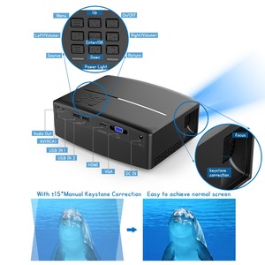 GP80 Winait solo panel LCD Ultra Alta Potencia fuente de luz LED proyector de <span class=keywords><strong>cine</strong></span> en casa - Product Image 1