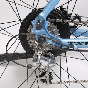 TXED 700C vélo de route fourche en aluminium système de frein à disque pédale ordinaire vélo de course électrique - Product Image 4