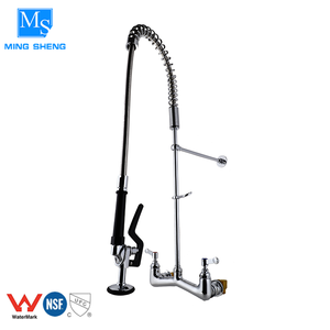 Barato de la fábrica industrial de cromo de conducto flexible de enjuague mejor nominal saque aerosol grifos de cocina - Product Image 2