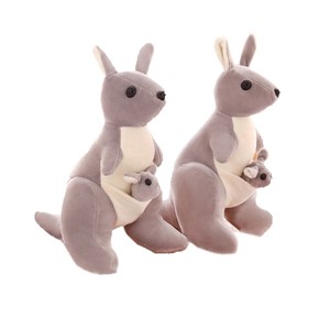 Peluche de <span class=keywords><strong>Canguro</strong></span> con Bebé, Certificado CE Estándar Europeo, Relleno de Algodón PP, Técnica de Bordado - Product Image 3