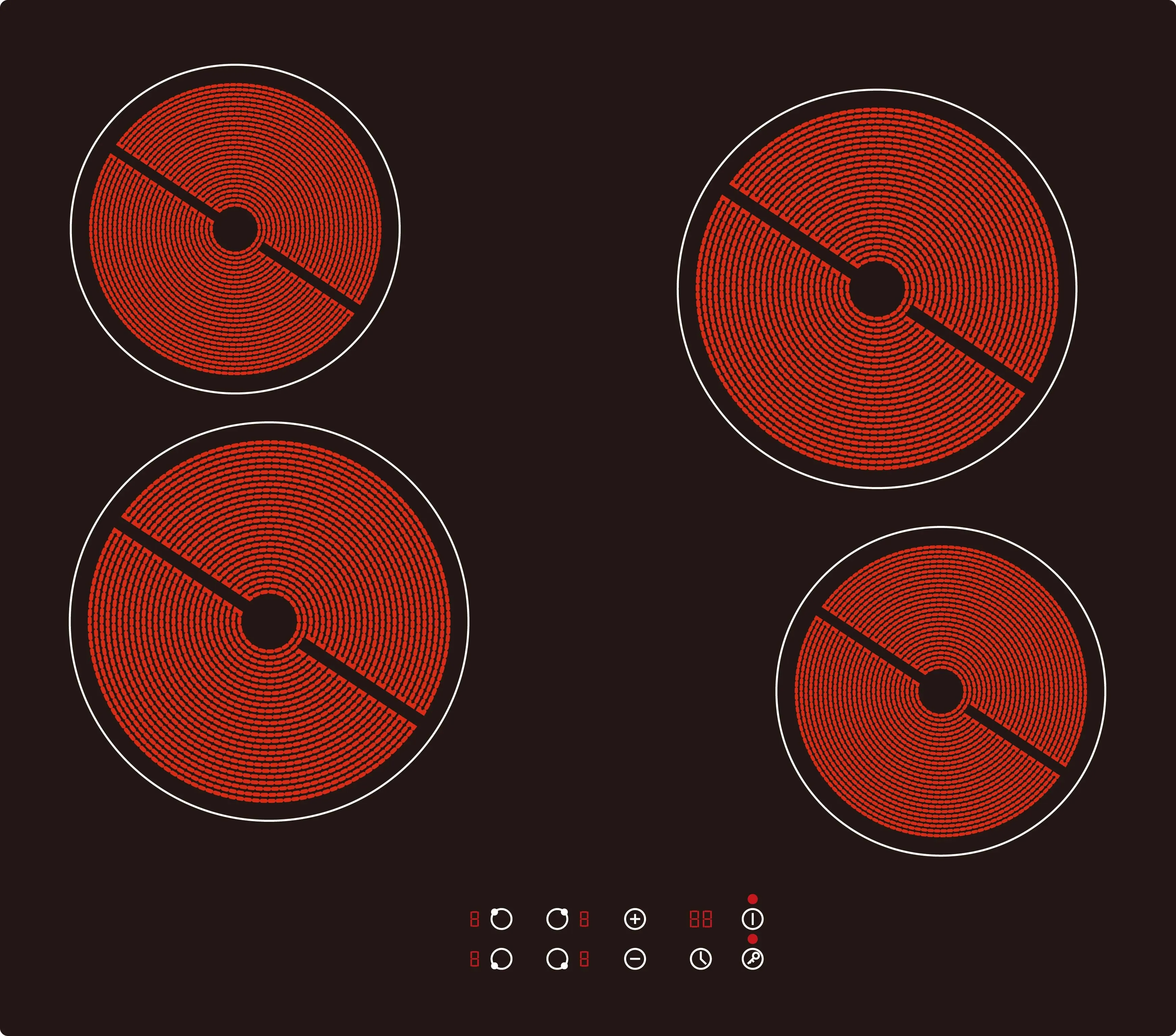 Hi light панелей. встраиваемая варочная панель аег стеклокерамика электрическая. стеклокерамическая варочная поверхность haier hhx-c64dvb. электроконфорка для стеклокерамики, 2300w, hilight ego, d=230 мм. конфорка двухзонная ego 10.