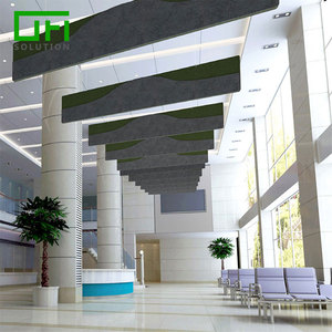Insonorisé Chambre Anéchoïque PET Panneau Acoustique Suspendu <span class=keywords><strong>Écologique</strong></span> Panneaux - Product Image 1