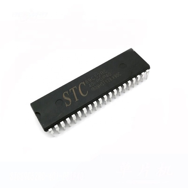 Taidacent STC89C52 STC MCU DIP40 Serial Port Programming stc Microcontroller Programmer STC89C52RC IC Support Serial Programming