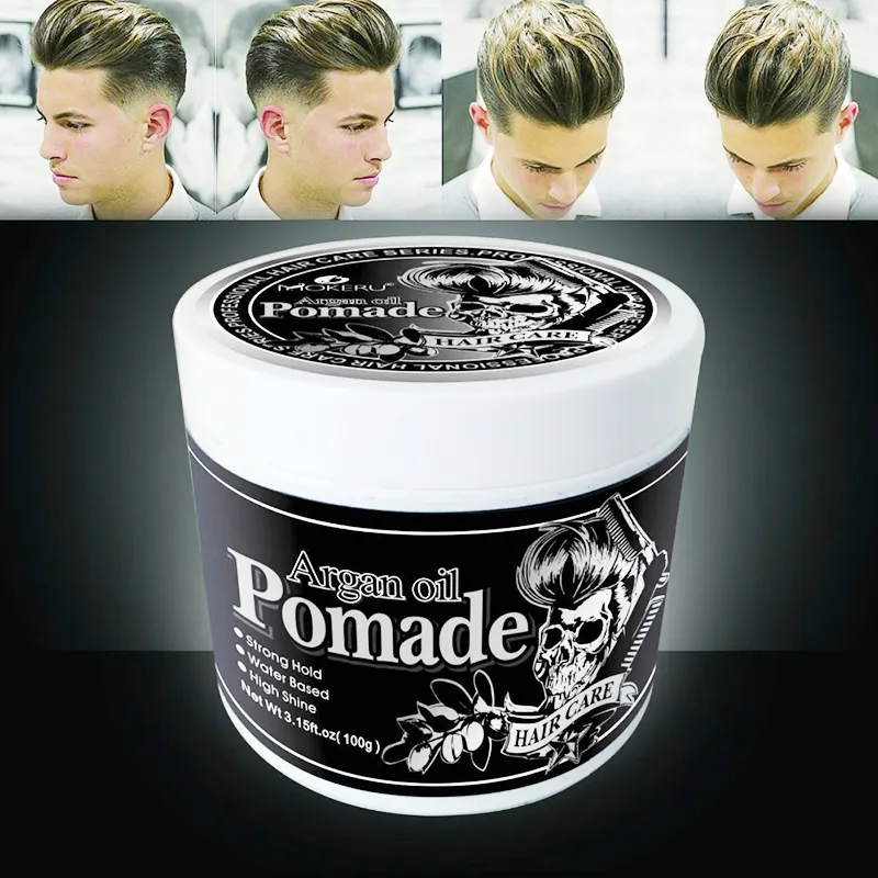 Anpassen Großhandel MOKERU Strong Hold Haar Gel Wachs für Männer Langlebiges Haar Balsam Öl Wachs für Haars tyling Edge Control