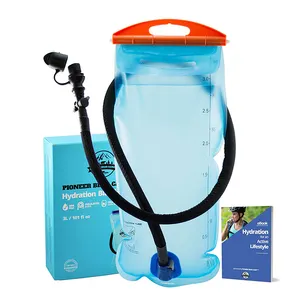 Biểu Tượng Tùy Chỉnh BPA Miễn Phí Xe Đạp Xe Đạp Chạy Climbing Uống Bag Hydration Nước Bàng Quang Với Cách Nhiệt Ống Tay Áo