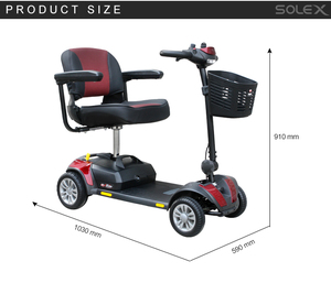 Smart Grandi Ruote di Scooter Anziani Elettrico Pieghevole Macchina A Piedi Scooter - Product Image 3