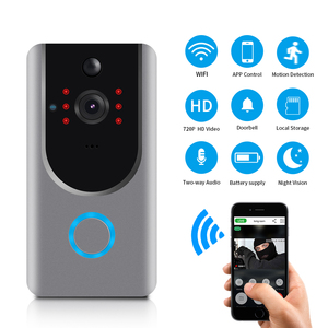 WiFi inalámbrico inteligente timbre video 720 p PIR noche visión timbre Android IOS casa inteligente Intercom sistema de timbre - Product Image 2