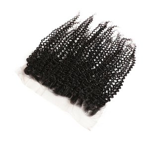 100 Péruvienne Bouclés de Cheveux Humains Weave Bundles avec Frontale Oreille à Oreille Fermeture - Product Image 4