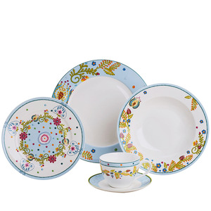 Creativo diseño 20 unids Coral etiqueta cena China vajilla para 4 personas - Product Image 1