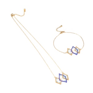 hecho a mano miyuki delica cuentas de semilla geométrica colgante de diamantes pulsera de acero inoxidable <span class=keywords><strong>joyeria</strong></span> cadena - Product Image 5
