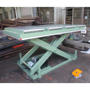 1000Kg Listrik Roller Conveyor <span class=keywords><strong>Scissor</strong></span> <span class=keywords><strong>Lift</strong></span> <span class=keywords><strong>Table</strong></span> - Product Image 3