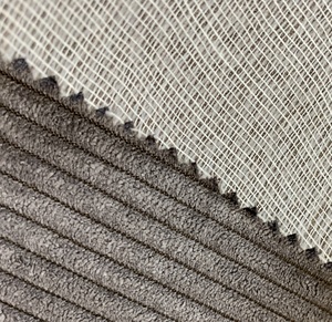 240GSM 100% 폴리 에스터 와이드 웨일즈 실내 장식 소파 코듀로이 패브릭 - Product Image 2