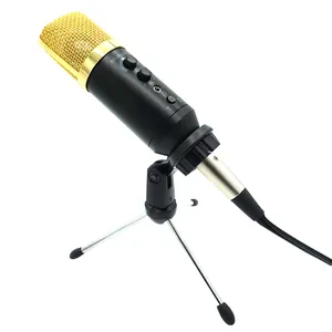 低价 usb MK-F400TL microphoneStudio 麦克风 USB 冷凝器录音支架免费驱动程序为手机