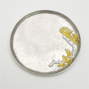 Wholesale Metal Tin <strong>Coaster</strong> Coffee Cup Saucer Black Tea Green Tea Cup Mat for <strong>Drinking</strong> <strong>Coaster</strong> - Product Image 2
