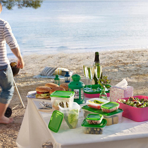 Set cajas apilables cajas y contenedor <span class=keywords><strong>de</strong></span> plástico para alimentos - Product Image 2