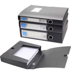 A4 Aufbewahrung archive Fälle Akten boxen Bürobedarf Kunststoff box mit Deckel Aufbewahrung ordner