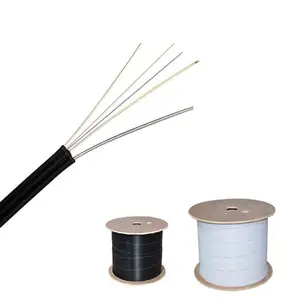 Tanghu Fiber Fiber Optique Drop Cable Telecsnowflakeion Certificat Tambour en bois Arc-type Extérieur LSZH Fttcotton 1 2 4 6 Core