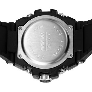 Orologio da Polso Tattico Nero Impermeabile 50mm Unisex Sportivo di Lusso con Cinturino in Lega e TPU, Doppio Display, Allarme, Cronografo, Subacqueo - Product Image 5