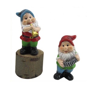 Petit drôle nain <span class=keywords><strong>de</strong></span> <span class=keywords><strong>jardin</strong></span> décor avec instruments - Product Image 1