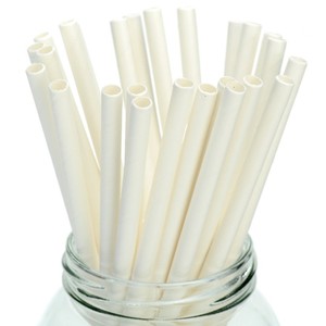¿Biodegradable China blanco de té de burbuja de pajitas de papel para regalo Festival Fiesta proveedores negocio de Catering? - Product Image 3