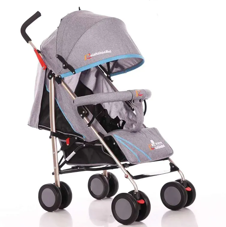 Quickly folding baby supplies stroller with 5 points safety belt