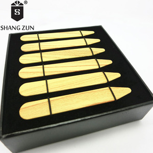 Personalizzazione 6 Pcs ABS di Plastica opaco <span class=keywords><strong>Classico</strong></span> resistente all'usura uomo Vestito Collare <span class=keywords><strong>Soggiorni</strong></span> con la Scatola - Product Image 5