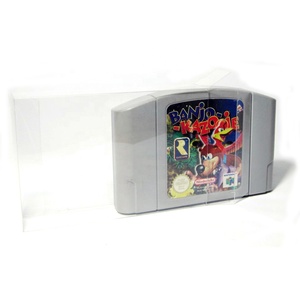 Caja de cartucho de tarjeta de juego de plástico PET transparente con Envío <span class=keywords><strong>Gratis</strong></span> <span class=keywords><strong>para</strong></span> <span class=keywords><strong>Nintendo</strong></span> <span class=keywords><strong>64</strong></span> N64 cajas protectoras de carrito de <span class=keywords><strong>juegos</strong></span> - Product Image 3