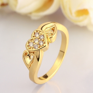 Or-plaqué or <span class=keywords><strong>rose</strong></span> cube zircon en forme <span class=keywords><strong>de</strong></span> coeur 7 #8 # femmes bague <span class=keywords><strong>de</strong></span> mariage - Product Image 5