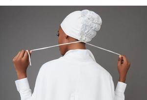 Nuovissimo Stile Islamico <span class=keywords><strong>Musulmano</strong></span>, Sottohijab con Pannello in Rete Arricciata, Elastico Classico in Jersey, con Laccio Posteriore - Product Image 2