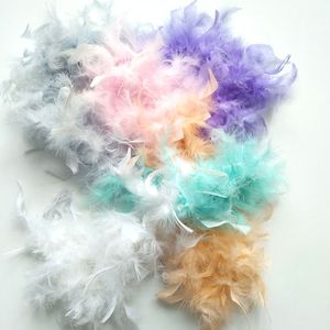 ขนไก่งวงสีรุ้งขนาด40กรัมสำหรับตกแต่ง - Product Image 2