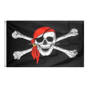 3*5 pies Deadman pecho bandera pirata Tricorner nave Banner Pennant nueva Jolly Roger muerto - Product Image 1