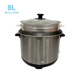 Olla <span class=keywords><strong>Arrocera</strong></span> Eléctrica Multiusos de Acero Inoxidable con Capa de Vapor, Olla Interior Antiadherente, Taza Medidora y Paleta, Capacidad de 4L/5L - Product Image 3