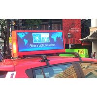 3G 4G WiFi taxi techo pantalla led/led del coche de la pantalla de publicidad/Digital/señal de Taxi publicidad superior