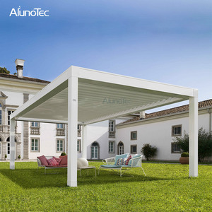 Venta caliente de aluminio pérgola <span class=keywords><strong>lamas</strong></span> externas con ajustable techo <span class=keywords><strong>persianas</strong></span> - Product Image 6