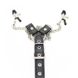 Mannen Korte Tepel Clips Lederen JJ Ringen <span class=keywords><strong>Sex</strong></span> Terughoudendheid Lichaam Tepel Piercing BDSM Fetish Rollenspel Koppels <span class=keywords><strong>Slave</strong></span> <span class=keywords><strong>Sex</strong></span> <span class=keywords><strong>bondage</strong></span> - Product Image 6