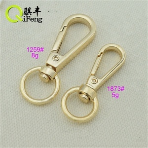 QF7805 pulsera de cuero color broche de plata bolsa de perro gancho - Product Image 4