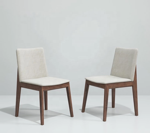 <span class=keywords><strong>Chaise</strong></span> de restaurant blanche de style canadien moderne, <span class=keywords><strong>chaise</strong></span> de salle à manger rembourrée en bois - Product Image 4