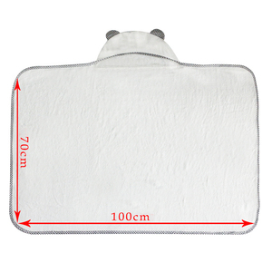 <span class=keywords><strong>Amazon</strong></span> vente Chaude 100% organique bambou broderie bébé <span class=keywords><strong>à</strong></span> capuchon serviette de bain de couchage petite couverture - Product Image 3