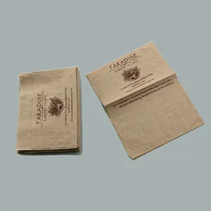 Brown Dispenser Napkins 13" X 8.7" Unbleached Brown Off Fold Dispenser Napkin Counter Fold Dispenser Napkins