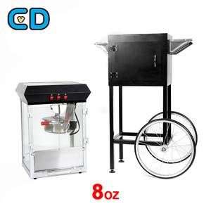 Cinéma De Qualité Commerciale machine à Pop-Corn Cinéma Rouge Pop-Corn 8 Oz Debout Libre De Plancher de Pop-Corn <span class=keywords><strong>Avec</strong></span> <span class=keywords><strong>Chariot</strong></span> - Product Image 3