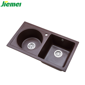 Fregadero integrado opcional de <span class=keywords><strong>la</strong></span> piedra del cuarzo del cuenco doble opcional multicolor de <span class=keywords><strong>la</strong></span> <span class=keywords><strong>cocina</strong></span> <span class=keywords><strong>en</strong></span> venta - Product Image 6