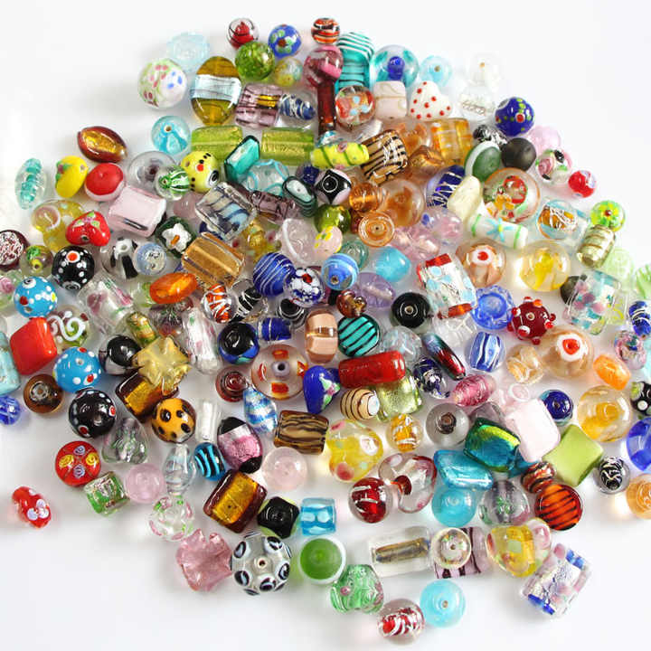 Wholesale Mix in Bulk Murano Lampwork Glass Beads for Jewelry Making