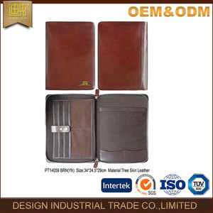 2019 China Árbol de los hombres de piel de arte <span class=keywords><strong>a4</strong></span> Cartera de cuero caso - Product Image 6