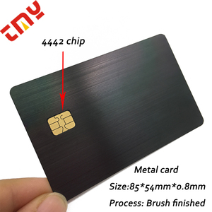 Carte <span class=keywords><strong>di</strong></span> <span class=keywords><strong>Credito</strong></span> in Metallo Personalizzate, Formato Standard, Economiche, Nere, con Chip EMV e Design Personalizzato - Product Image 3