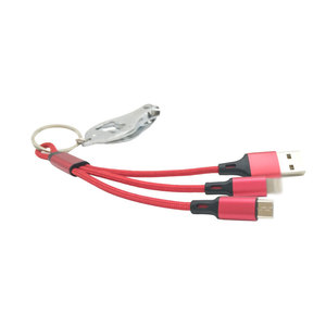 <span class=keywords><strong>Cable</strong></span> de carga del teléfono de <span class=keywords><strong>3</strong></span> en 1 <span class=keywords><strong>Cable</strong></span> de datos para teléfonos móviles - Product Image 2