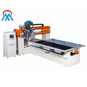 CNC מותאם אישית חדש מצב 1 קידוח 1 tufting תעשייתי שטוח מברשת ביצוע מכונת רולר מברשת דיסק מברשת ביצוע מכונת