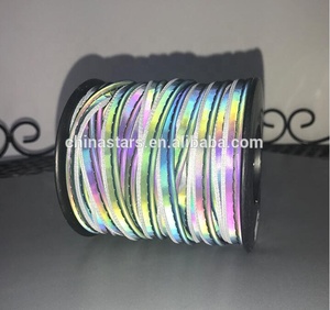 Ruban de passepoil réfléchissant arc-en-ciel/irisé/néon/holographique/xenon hi vis à coudre pour vêtements d'extérieur, sac à dos, chaussures, parapluie, <span class=keywords><strong>CSRB</strong></span>-8004 - Product Image 6
