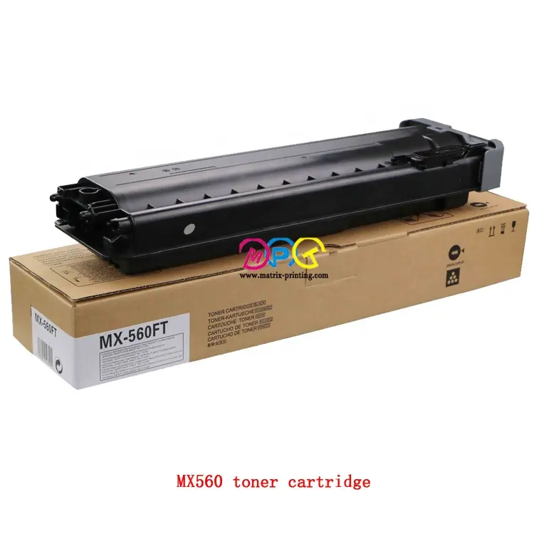 Cartucho de toner compatível novo MX-560 NT/T/FT/GT, para afiado MX-M364/M365/M464/M465/M564/M565